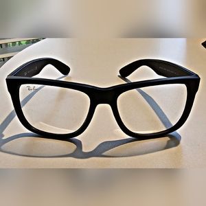 RAYBAN 'Justin' 4165 622/5X Rubber Flex Frames Made in Italy